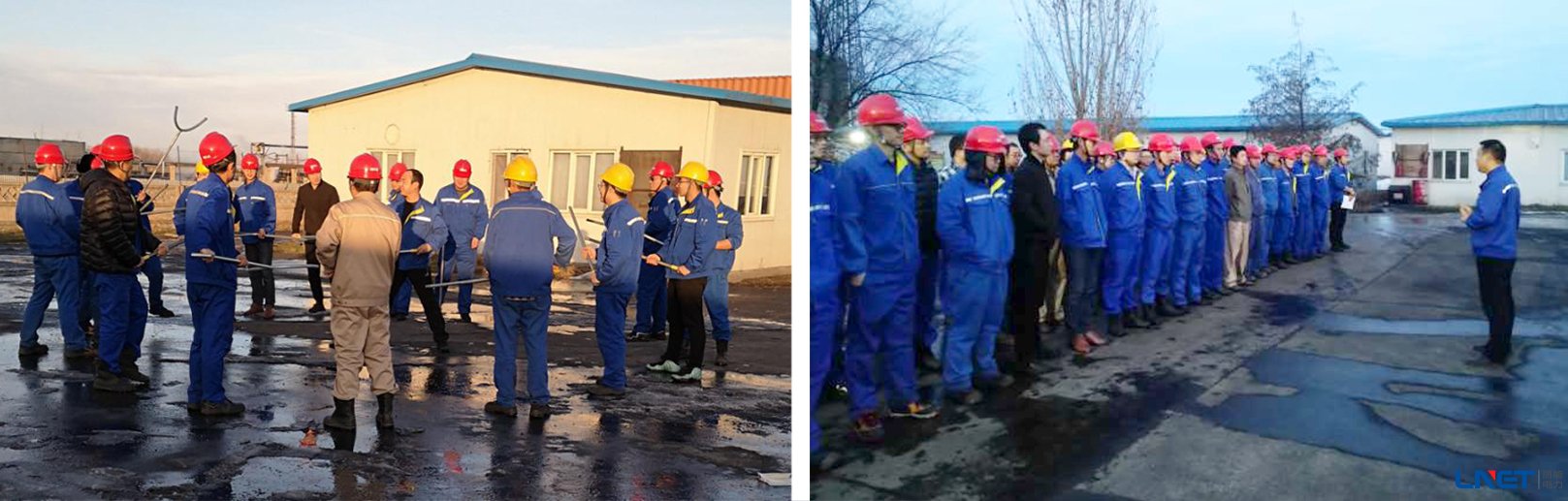 吉国项目部组织防爆维稳应急演练活动